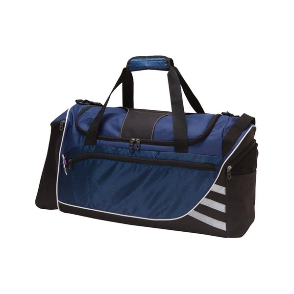 Buysmartdepot Sports Fitness Gym Duffel with Cooler for Unisex, Navy G9620 Navy - main